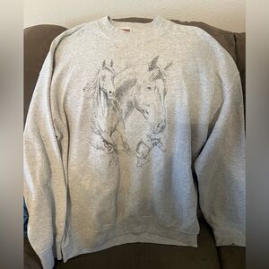 Vintage horse sweatshirt
